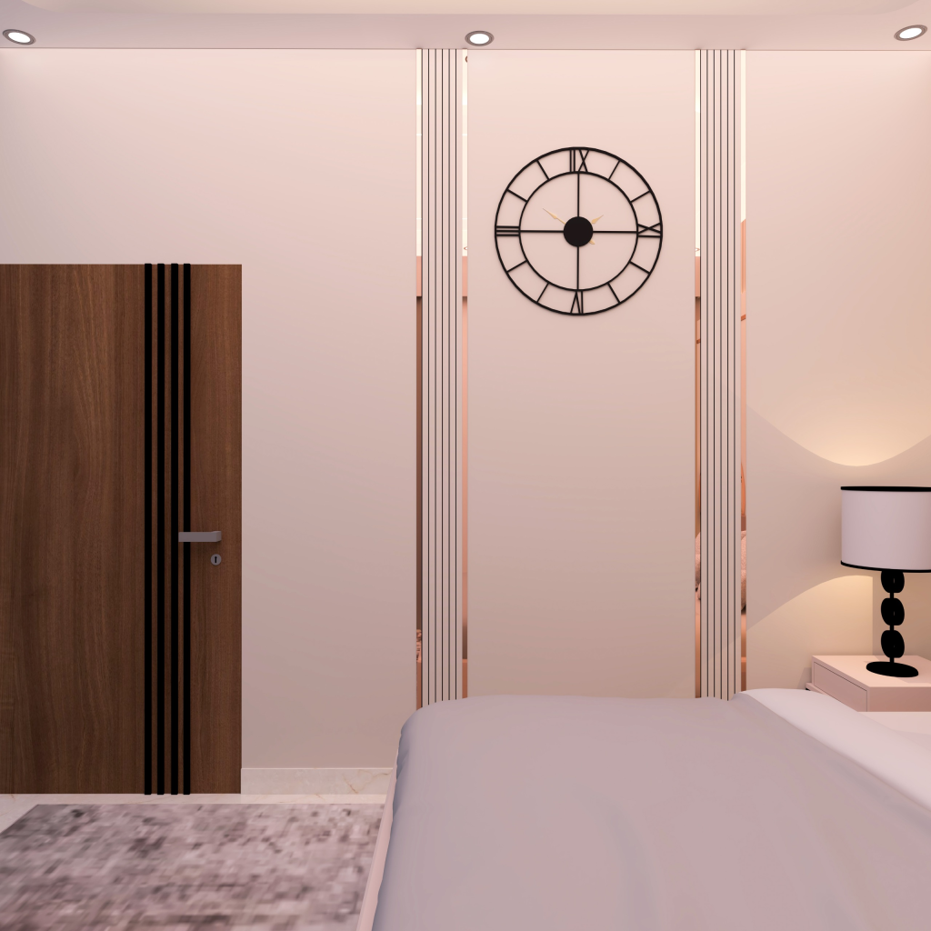 minimal bedroom design with neutral colors