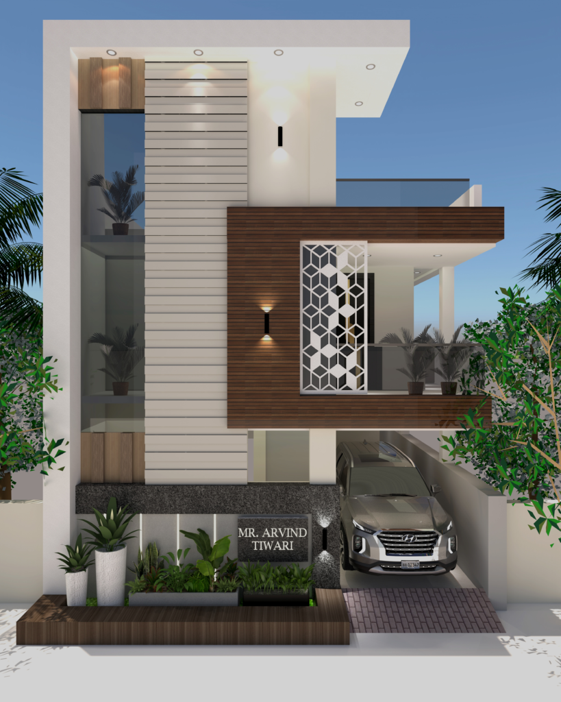 Modern Contemporary House Elevation