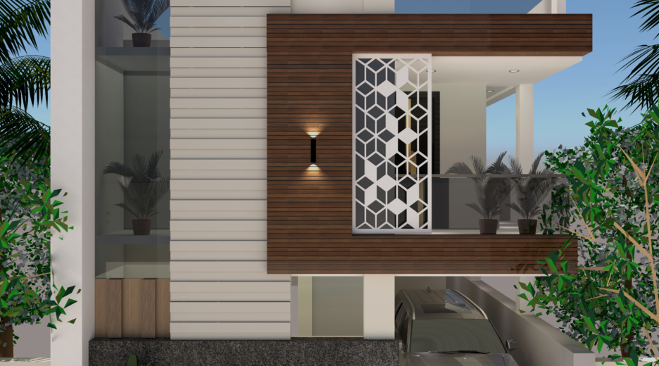 Modern Contemporary House Elevation