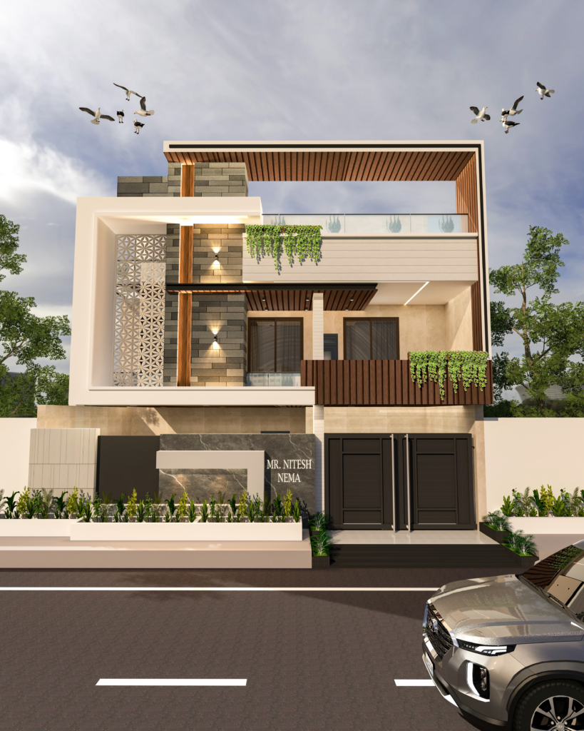 Classical House Elevation Design