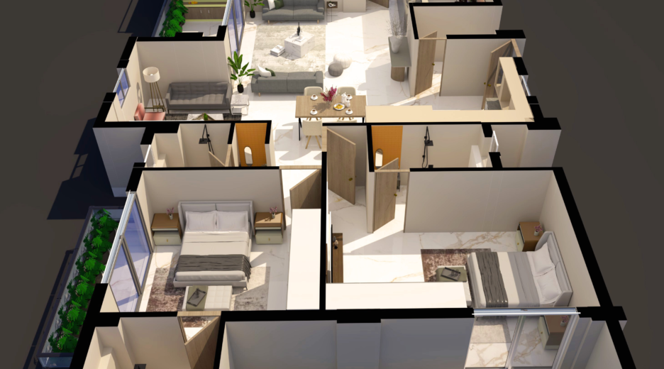 Modern Isometric Plan Design