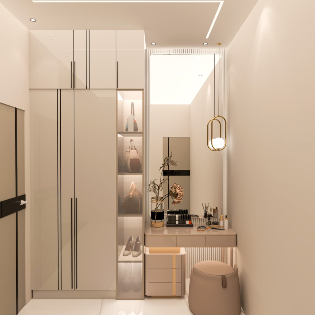 Minimal Modern Dressing Room Design