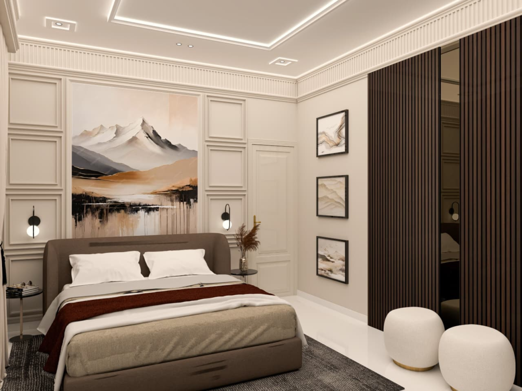 Classical Minimal Bedroom Design