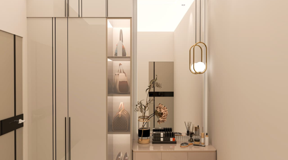 Minimal Modern Dressing Room Design