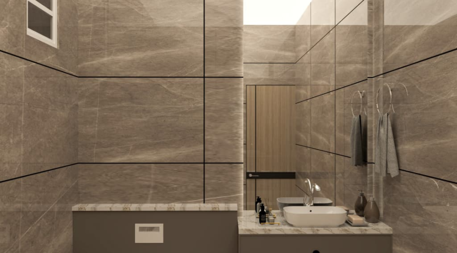 Modern Powder Washroom Design