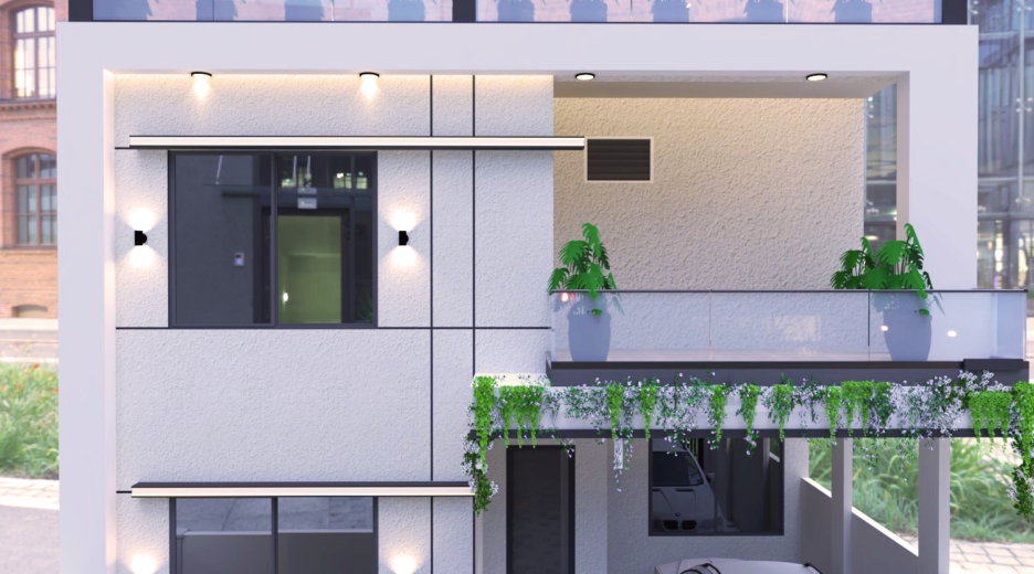 MODERN MINIMAL HOUSE ELEVATION DESIGN